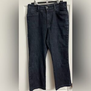 French Dressing Suzanne Straight leg Women's Dark Wash Jeans with Stretch